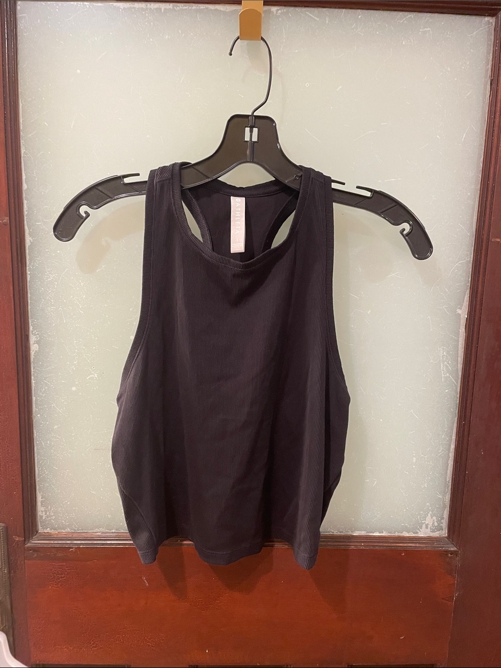 Athleta Black Racerback Tank Top